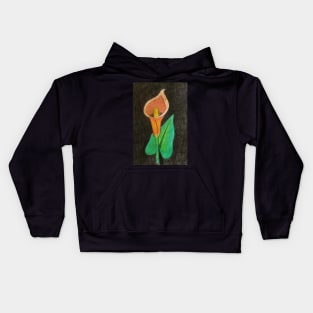 Calla Lily Single Kids Hoodie